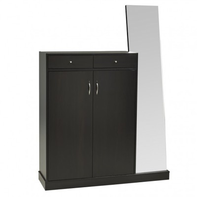 SHOE CABINET W/ MIRROR